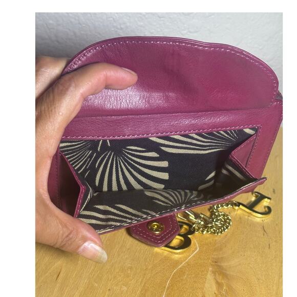 Ted Baker Burgundy Leather Zip Around Wallet - Picture 7 of 7